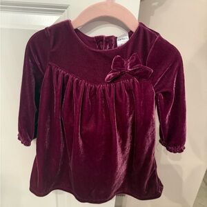 Carter's Velvet Maroon Kids dress